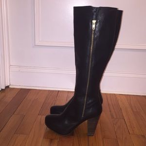 Steve Madden, Rikki Motorcycle leather, boots 8.5